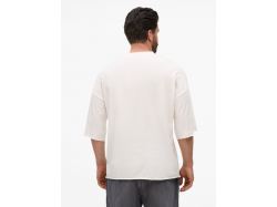 Футболка унисекс оверсайз T1, молочно-белая