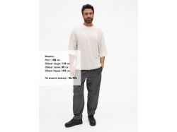 Футболка унисекс оверсайз T1, молочно-белая