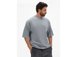 Футболка унисекс оверсайз T1, серая