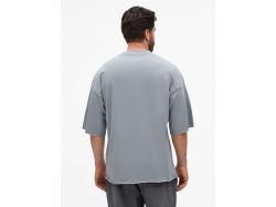 Футболка унисекс оверсайз T1, серая