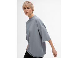 Футболка унисекс оверсайз T1, серая