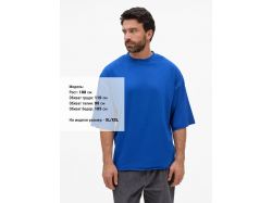 Футболка унисекс оверсайз T1, синяя