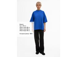 Футболка унисекс оверсайз T1, синяя