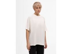 Футболка унисекс оверсайз T2, молочно-белая