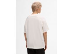 Футболка унисекс оверсайз T2, молочно-белая