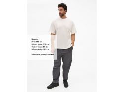 Футболка унисекс оверсайз T2, молочно-белая