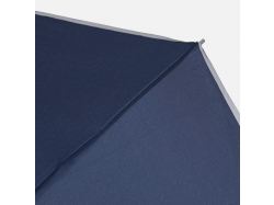 Зонт наоборот складной Futurum со светоотражающим кантом, темно-синий