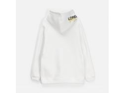 Худи унисекс оверсайз Easy Street, молочно-белое