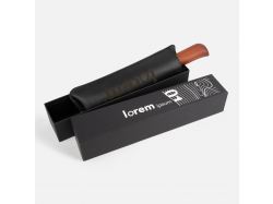 Зонт складной Cloudburst в подарочной упаковке, черный