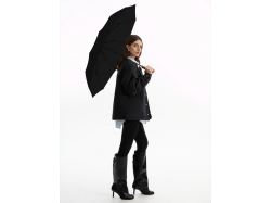 Зонт складной Cloudburst в подарочной упаковке, черный