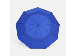 Складной зонт Dome Double с двойным куполом, синий