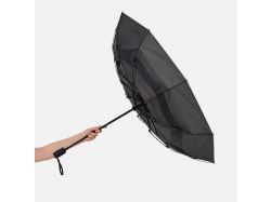 Складной зонт Dome Double с двойным куполом, серый