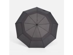 Складной зонт Dome Double с двойным куполом, серый