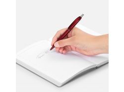 Ручка шариковая Bright Spark, красный металлик