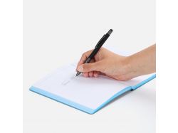 Ручка шариковая Digit Soft Touch со стилусом, черная