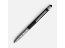 Ручка шариковая Digit Soft Touch со стилусом, черная