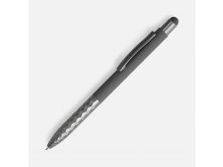 Ручка шариковая Digit Soft Touch со стилусом, серая