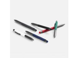 Ручка шариковая Digit Soft Touch со стилусом, белая