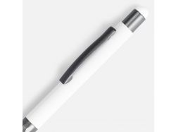 Ручка шариковая Digit Soft Touch со стилусом, белая