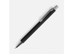 Ручка шариковая Lobby Soft Touch Chrome, черная