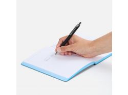 Ручка шариковая Lobby Soft Touch Chrome, черная