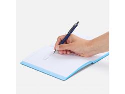 Ручка шариковая Lobby Soft Touch Chrome, синяя