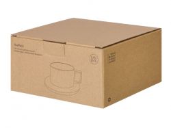 Набор чашка с бамбуковым блюдцем "Sheffield", красный