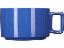 Набор чашка с бамбуковым блюдцем "Sheffield", синий