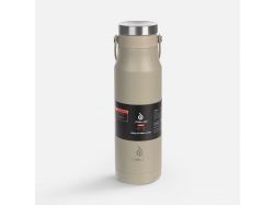 Термобутылка Tateyama, серо-бежевая