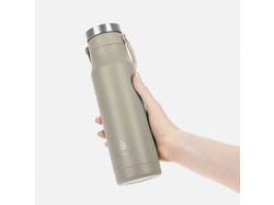 Термобутылка Tateyama, серо-бежевая