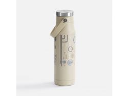 Термобутылка Tateyama, серо-бежевая