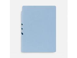 Ежедневник Flexpen Shall, недатированный, голубой