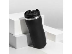 Термокружка "Double wall mug C1", soft touch, 350 мл, черный