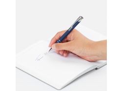 Ручка шариковая Keskus Soft Touch, темно-синяя