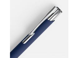 Ручка шариковая Keskus Soft Touch, темно-синяя