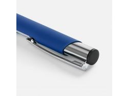 Ручка шариковая Keskus Soft Touch, ярко-синяя