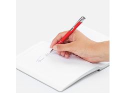 Ручка шариковая Keskus Soft Touch, красная