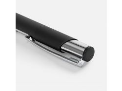 Ручка шариковая Keskus Soft Touch, черная