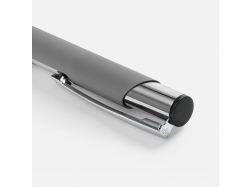 Ручка шариковая Keskus Soft Touch, серая