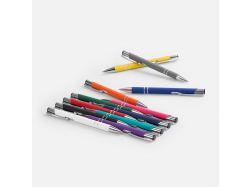 Ручка шариковая Keskus Soft Touch, серая