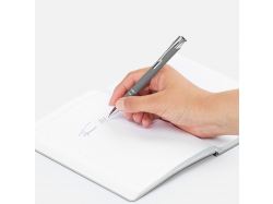 Ручка шариковая Keskus Soft Touch, серая