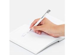 Ручка шариковая Keskus Soft Touch, белая