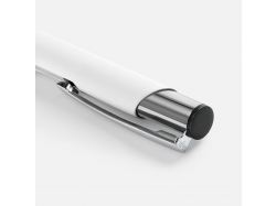 Ручка шариковая Keskus Soft Touch, белая