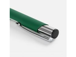 Ручка шариковая Keskus Soft Touch, зеленая