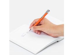 Ручка шариковая Keskus Soft Touch, оранжевая