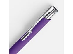 Ручка шариковая Keskus Soft Touch, фиолетовая