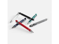 Ручка шариковая Pointer Soft Touch со стилусом, темно-синяя