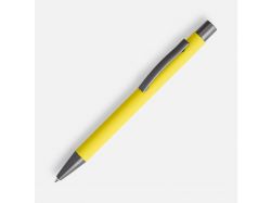 Ручка шариковая Atento Soft Touch, желтая