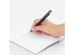 Ручка шариковая Standic с подставкой для телефона, черная