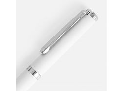 Ручка шариковая Inkish Chrome в футляре, белая